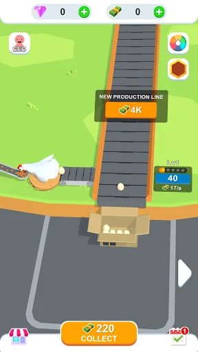Gameplay screenshot 4 from Idle Egg Factory - Simulation game